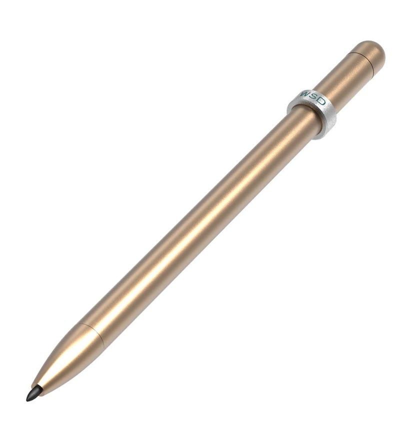 WSD Mechanical Pencil,Drawing Pencils,Sketch Pencils,Magnetic Control Pencil,Pencil Refills Diameter2.0mm, 2B Gold - Image 1